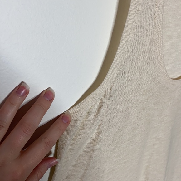 Vince textured sweater tank with pockets size S - Picture 6 of 10